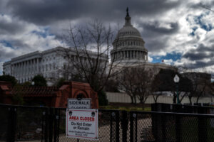 New Fencing Erected Around U.S. Capitol Building