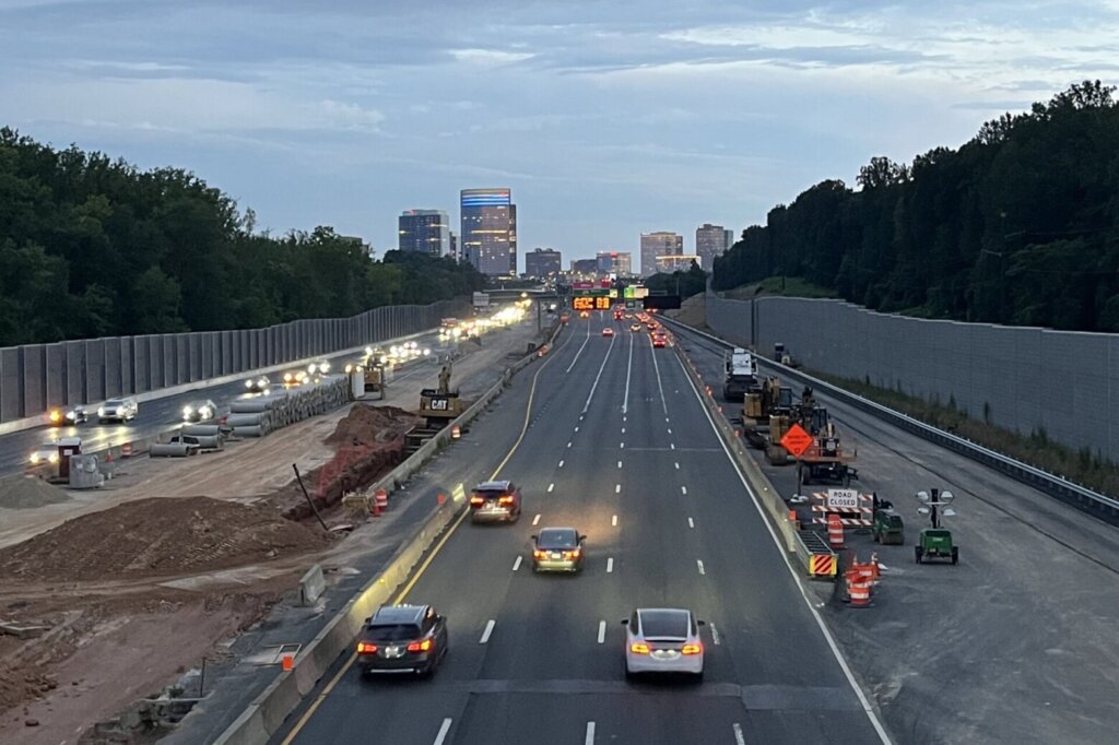 Beltway VA McLean traffic construction