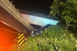 Tractor trailer crash