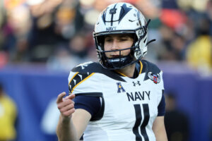Navy's Wing T today Football