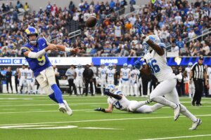 APTOPIX Lions Rams Football