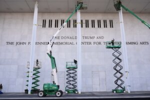 APTOPIX Trump Kennedy Center