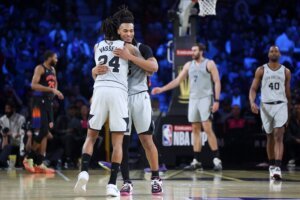 Knicks Spurs Basketball