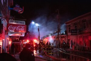Old Port Fire Maine