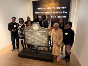 Vandalized Lynching Marker
