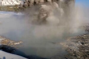 Yellowstone Muddy Eruption