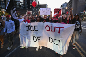 CORRECTION / US POLITICS CRIME WASHINGTON PROTEST