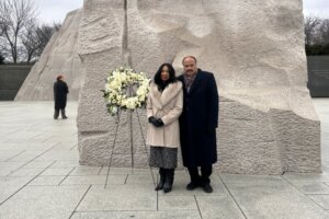 Martin Luther King III and Anrdrea Waters King