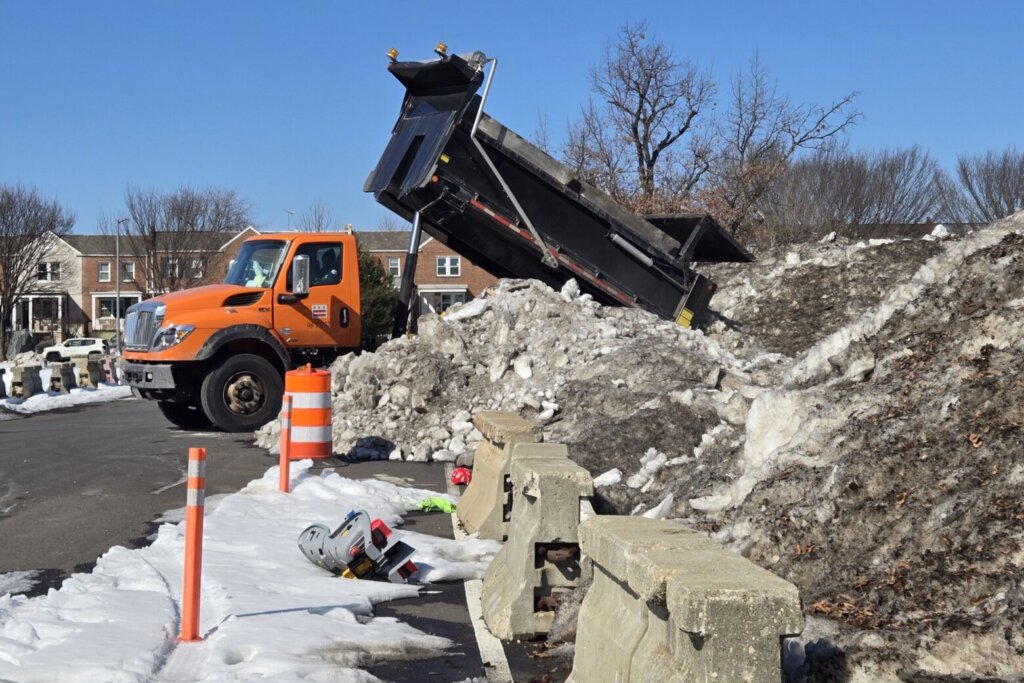 Rfk stadium snow pile