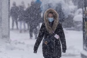 APTOPIX Winter Weather New York