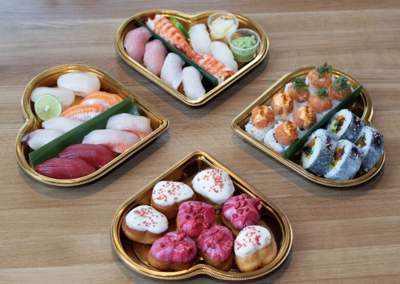 Love Makoto's Valentine’s Day Sweetheart Sushi Set for Two
