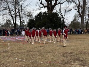 Reenactors at Mount Vernon
