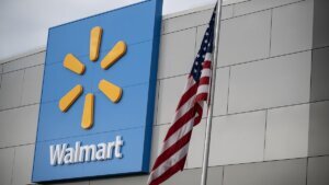 Shoppers At A Walmart On Black Friday