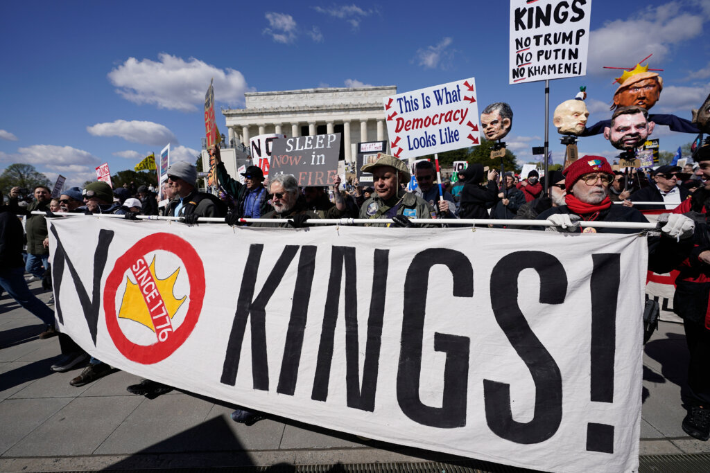 APTOPIX No Kings Protest Washington