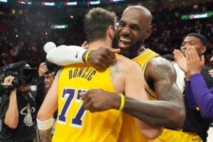 APTOPIX Lakers Heat Basketball