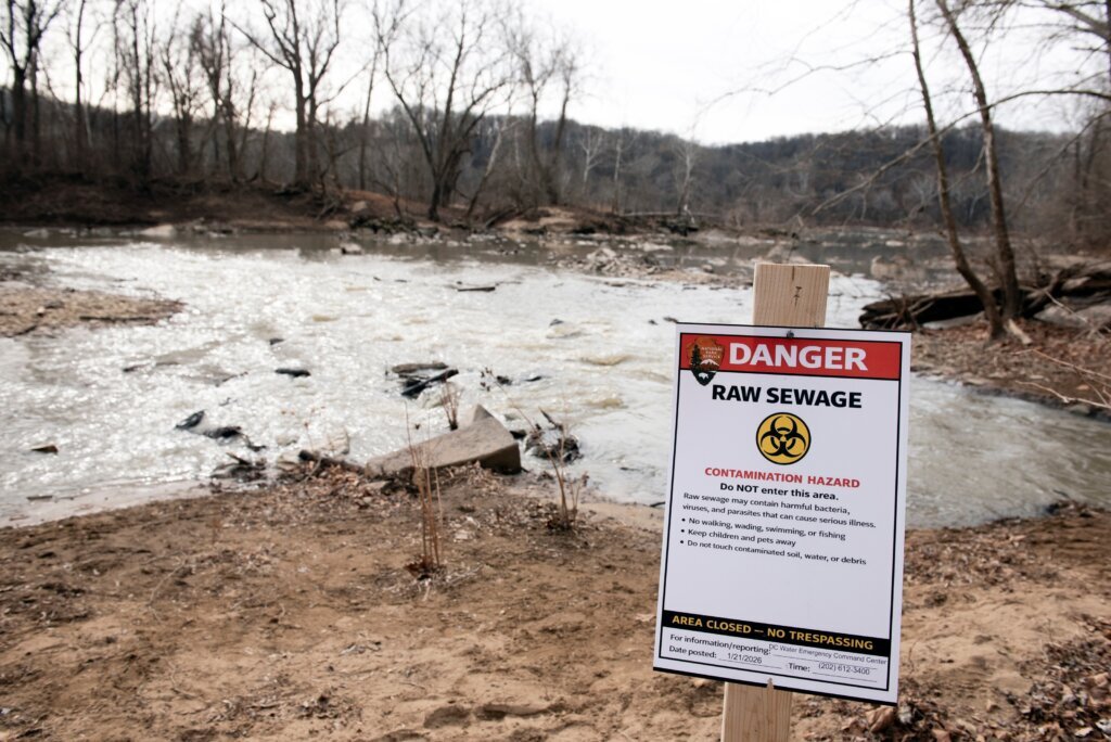 DC Sewage Leak