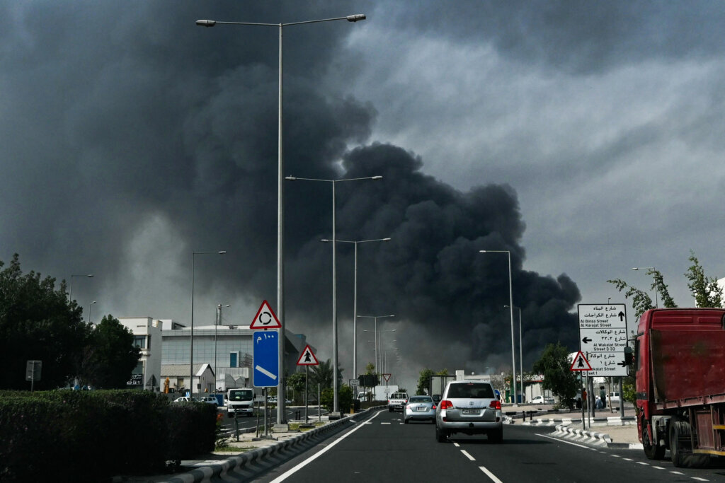 TOPSHOT QATAR IRAN ISRAEL US CONFLICT