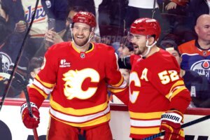 Oilers Flames Hockey