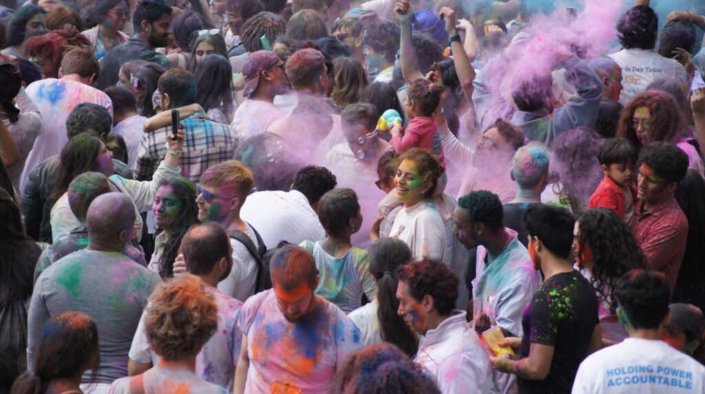 Holi Festival in Dupont Circle Park