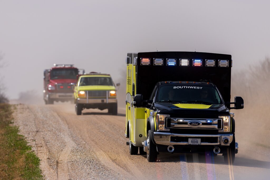 US Severe Weather Nebraska Wildfires
