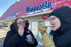 US Wintry Dairy Queen