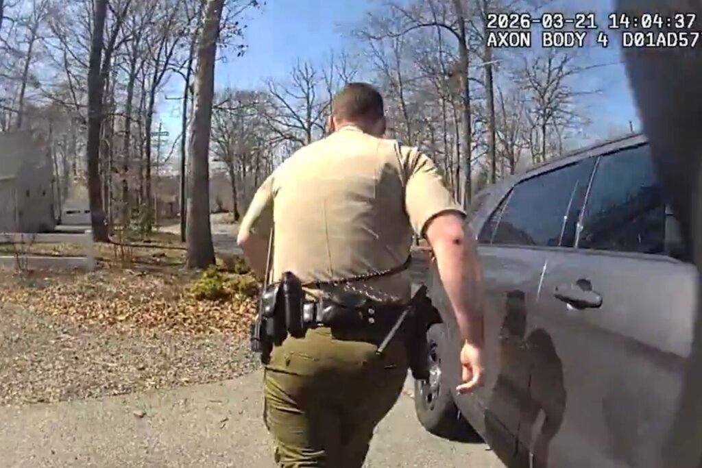 Body cam choking baby
