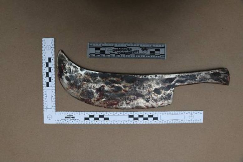 Knife logged evidence