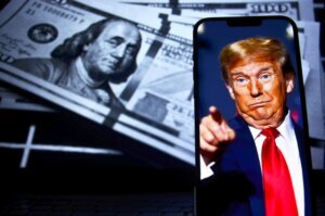 A,Photo,Of,Donald,Trump,And,The,Dollar,Appears,On