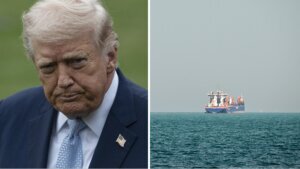 Trump strait rormuez iran guerra