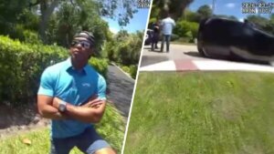 040226 Tiger Woods Florida crash body camera video