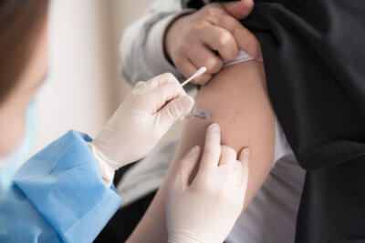adult getting vaccinated
