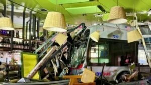 3 hurt after Metrobus crashes into DC restaurant