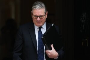 APTOPIX Britain Mandelson Starmer
