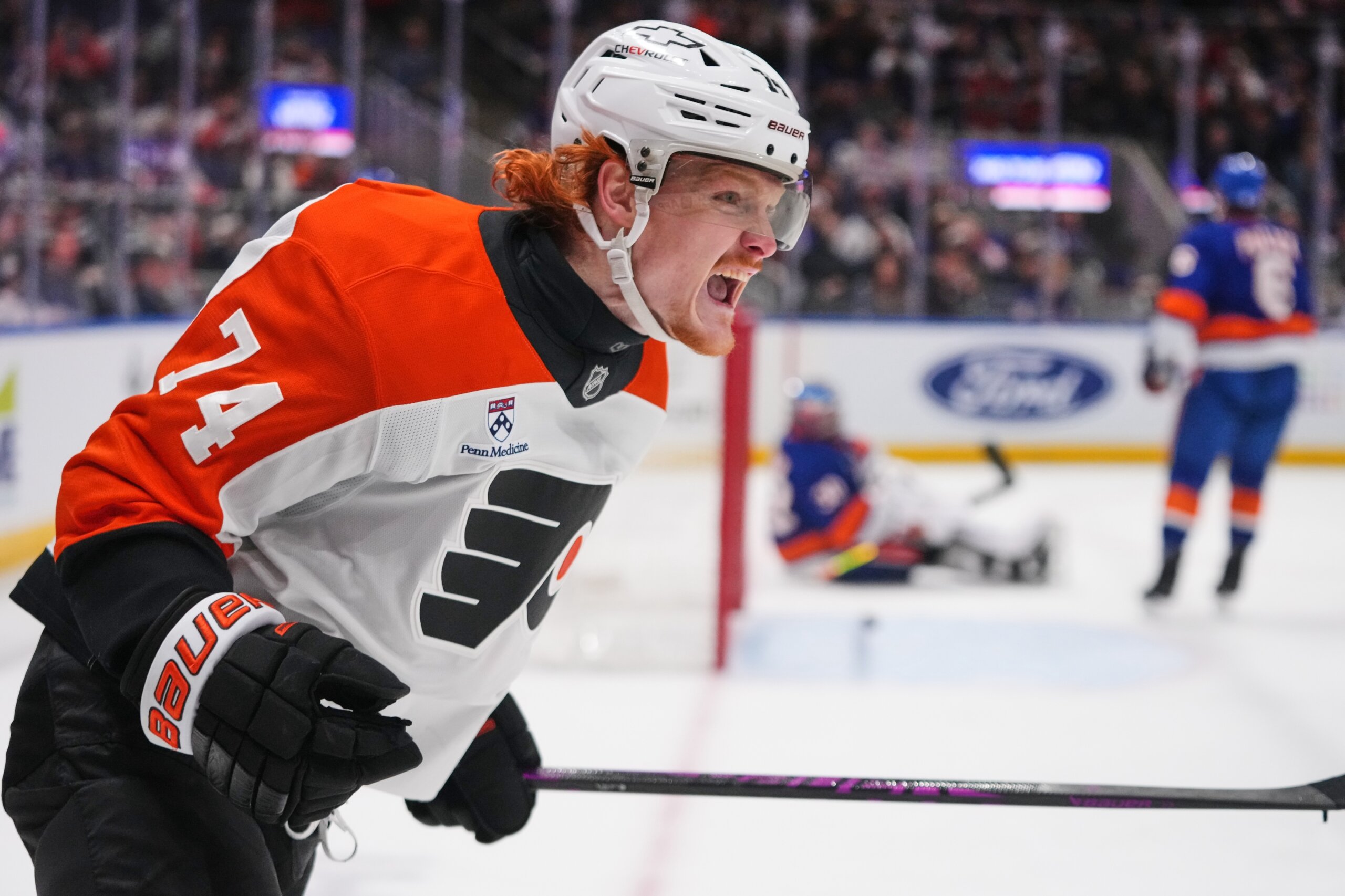 APTOPIX Flyers Islanders Hockey