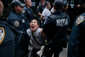 APTOPIX US NYC Protest Israel