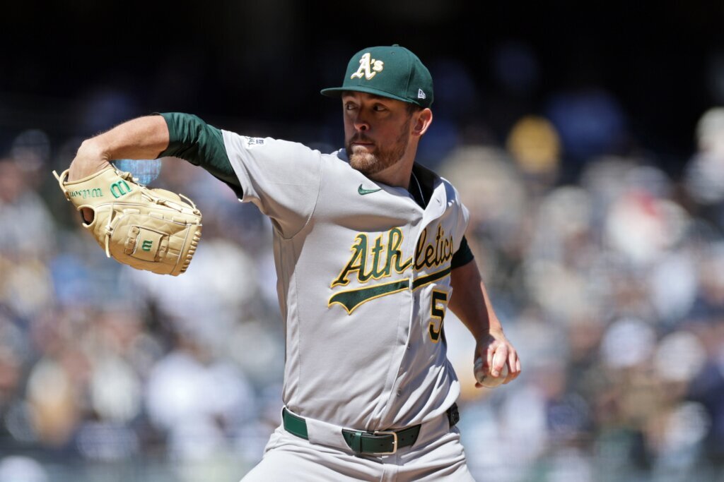 Athletics Yankees Baseball