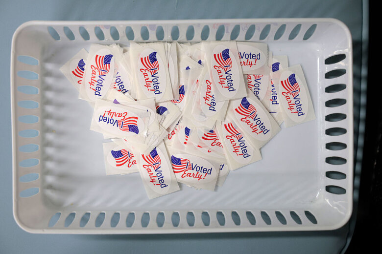 Abigail Spanberger Campaigns For Governor On Virginia's First Day Of Early Voting