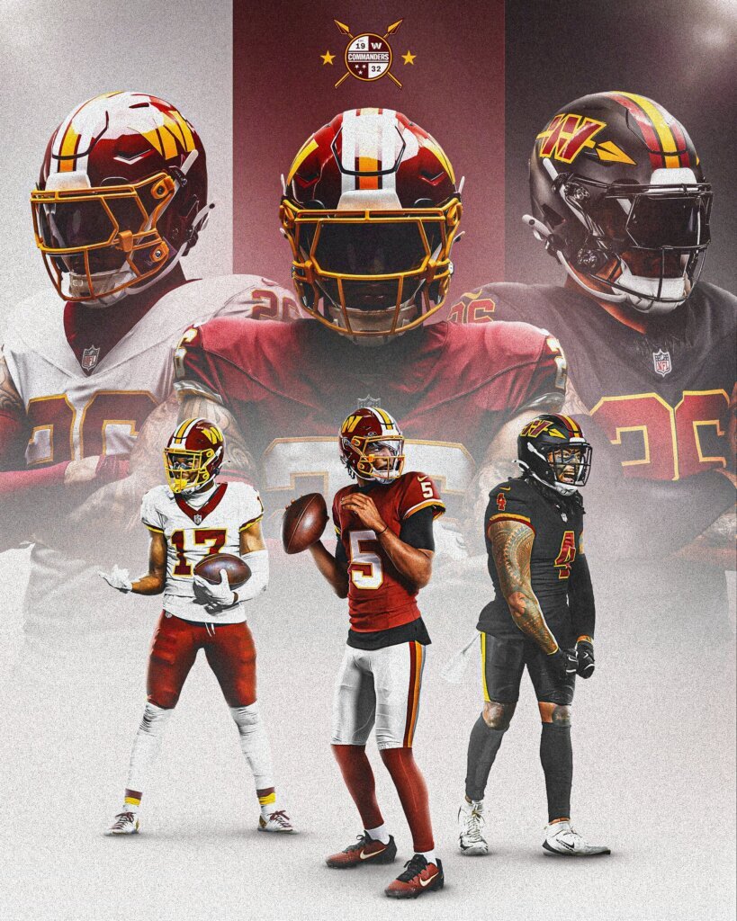 The Washington Commanders unveiled their new uniforms on Wednesday, April 15.