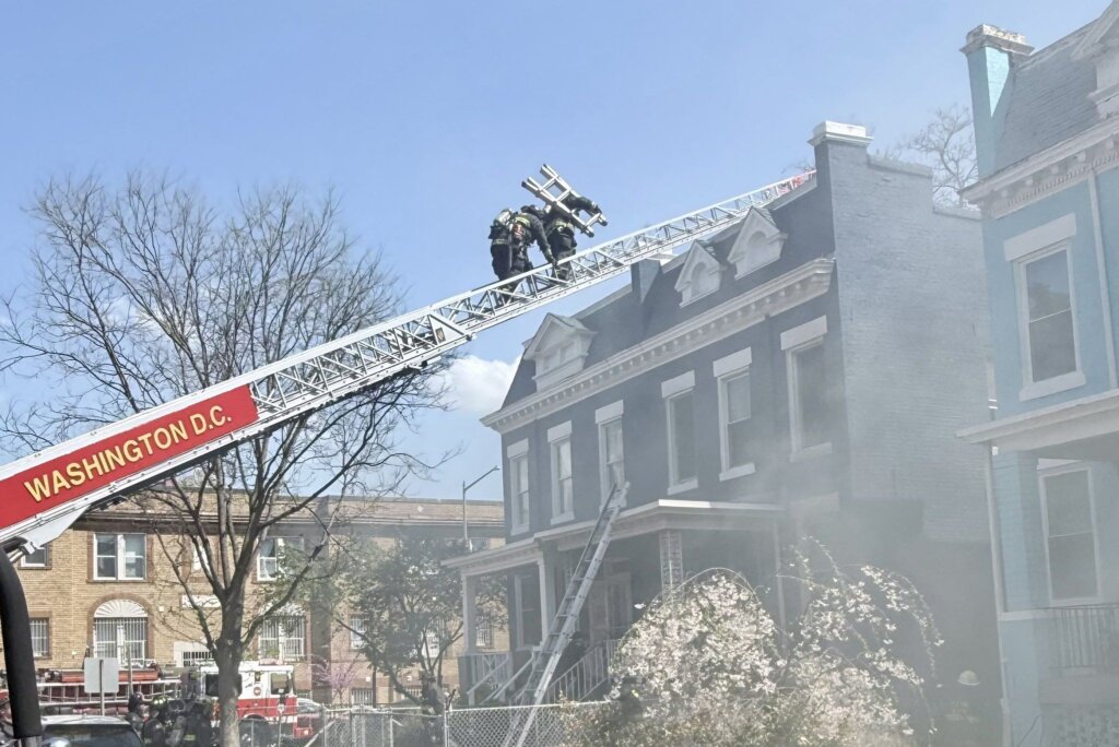 Northwest DC house fire