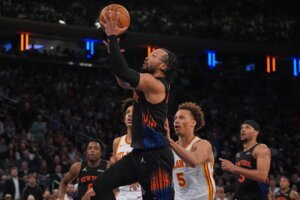 Hawks Knicks Basketball