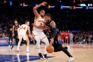 Hawks Knicks Basketball