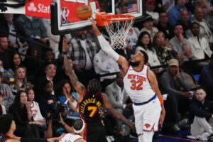 Hawks Knicks Basketball