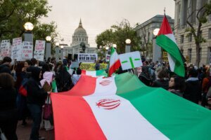 Iran US Israel War Protest