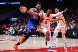 Knicks Hawks Basketball