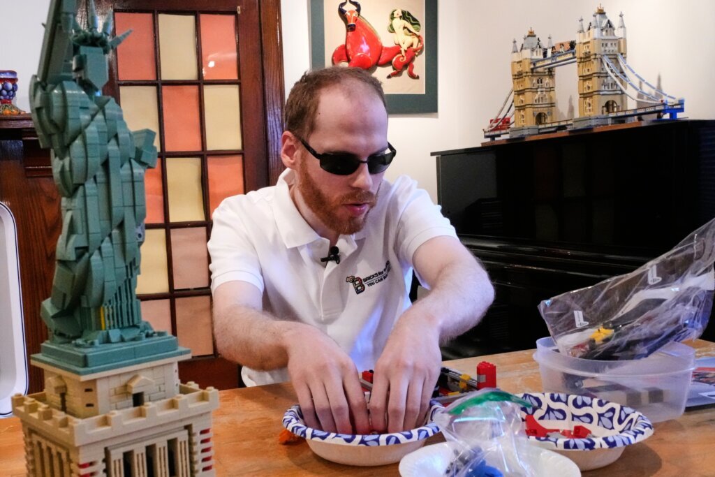 Legos Building Blind
