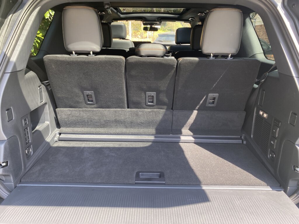 The trunk of the Ford Expedition Tremor. (WTOP/John Aaron)