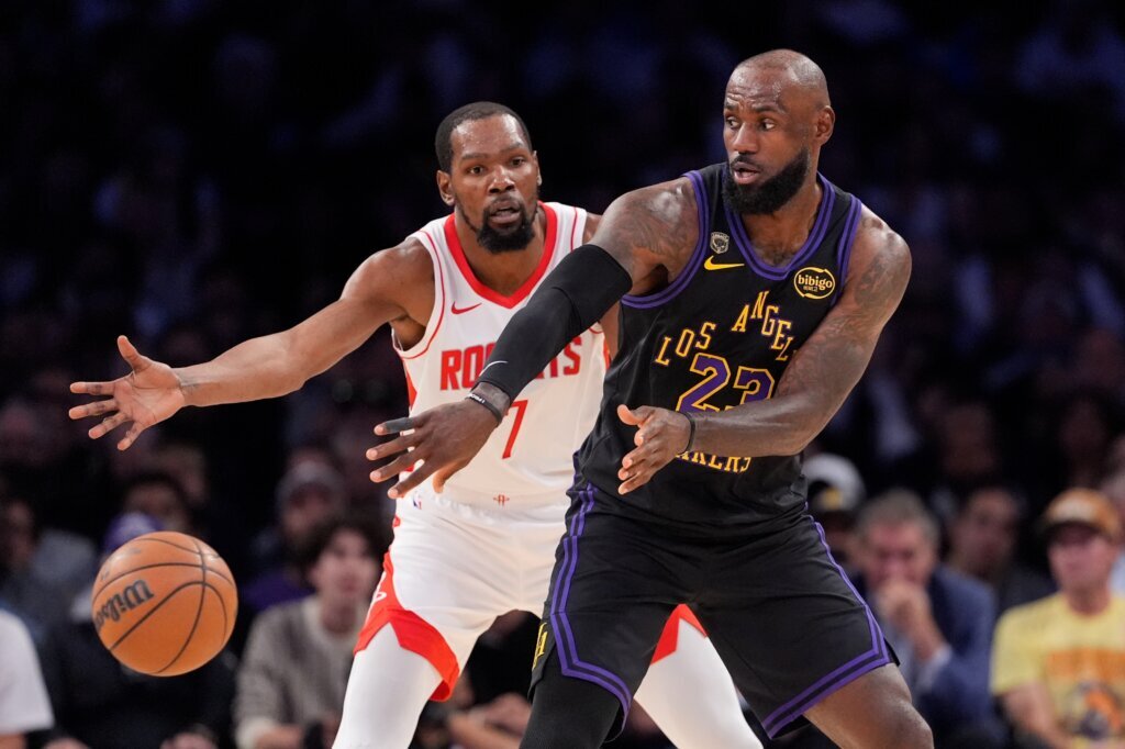 Rockets Lakers Basketball