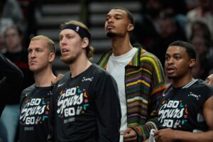 Spurs Trail Blazers Basketball