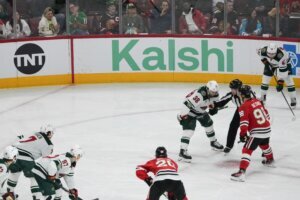 Wild Blackhawks Hockey