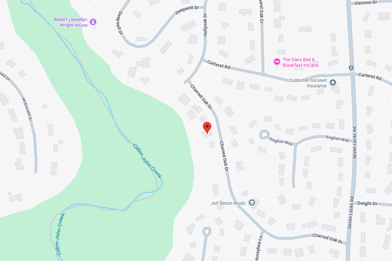 Map of bethesda house fire